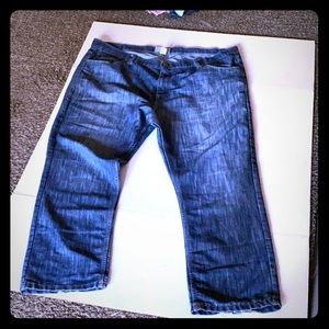 Men’s blue jeans